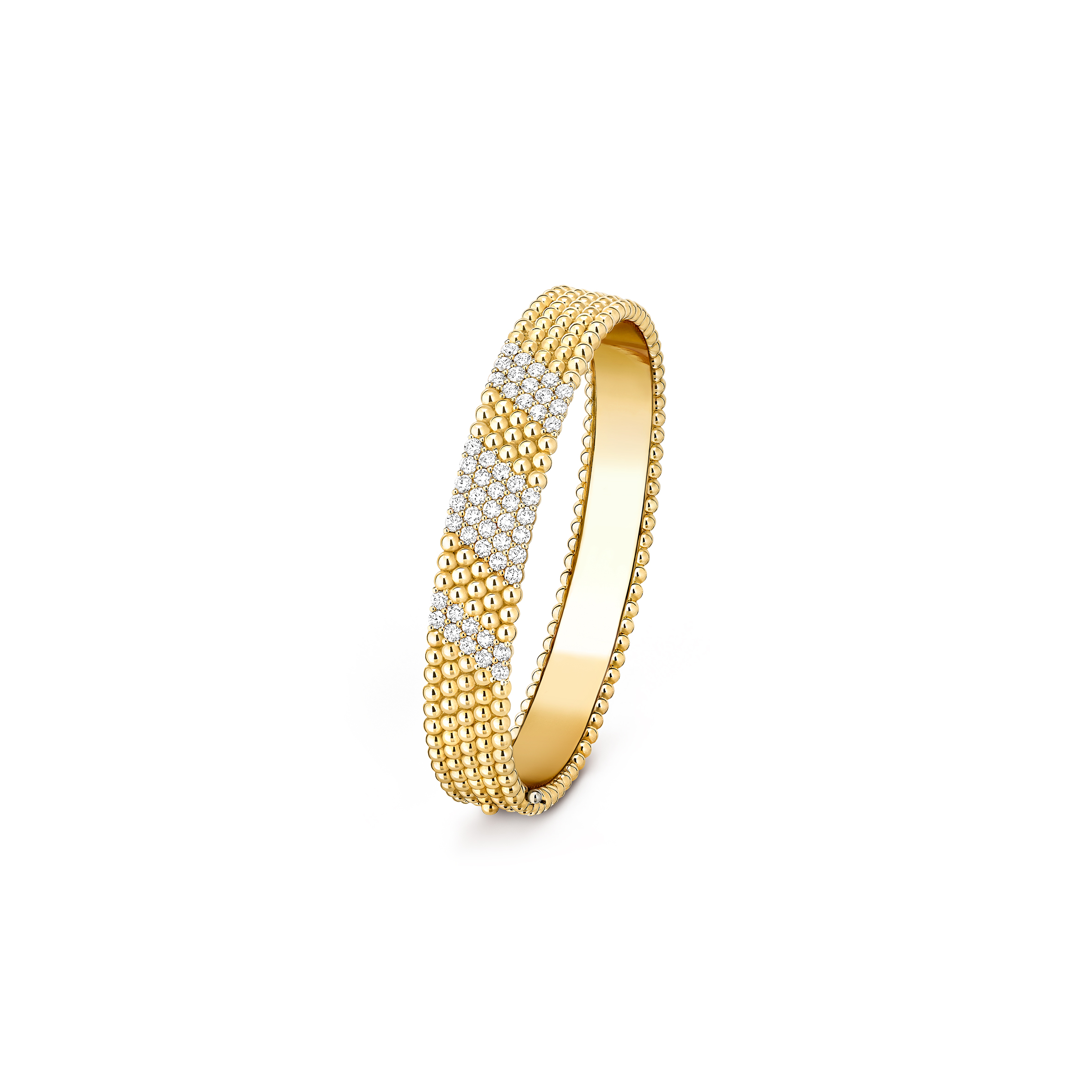 v*n cl*f arpels perlÉe Di*m*nd bracelet, 5 rows of Di*m*nds, large model vcarrpgz400
